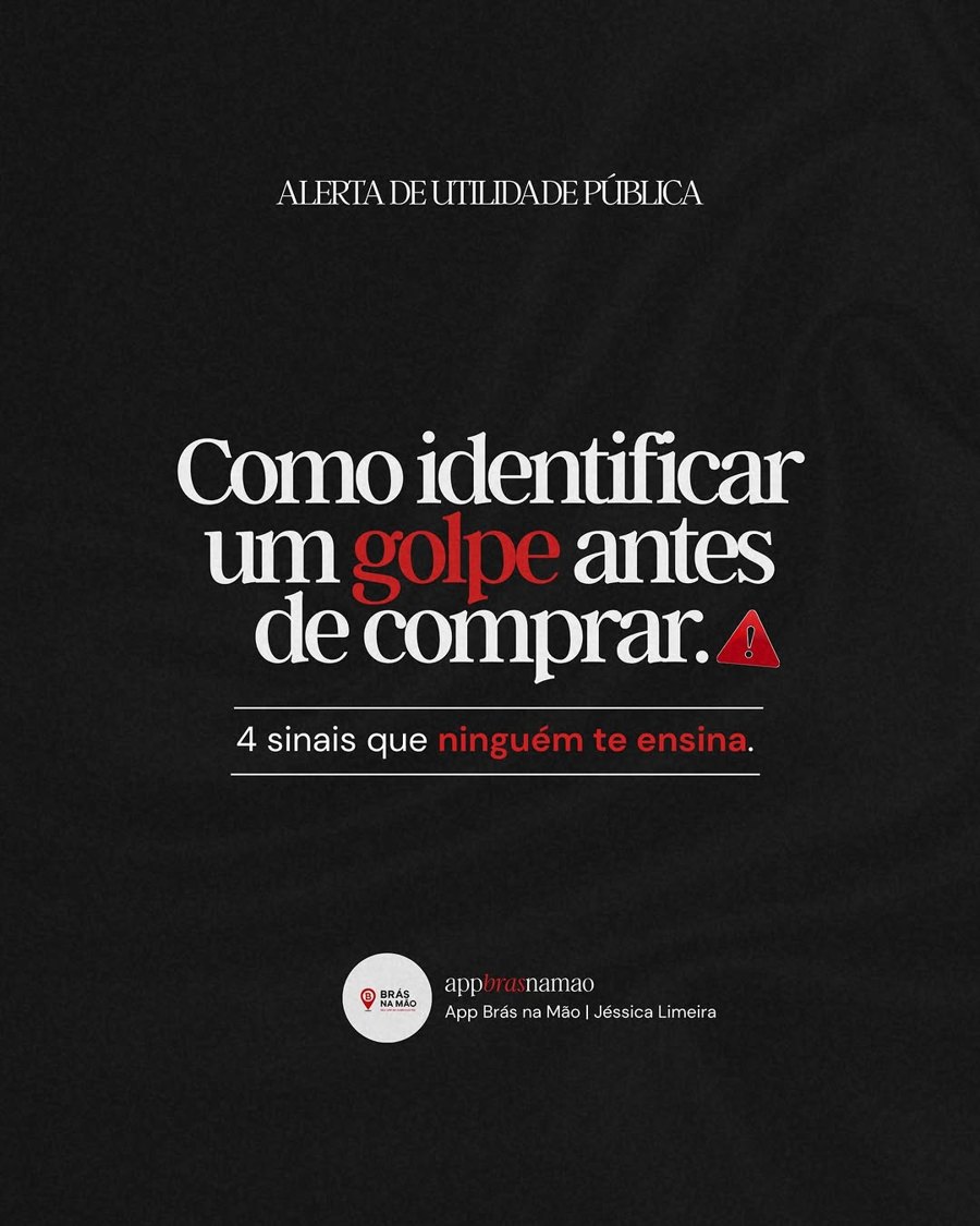 Post do App Brás na Mão